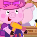 粉红小猪美发造型师游戏