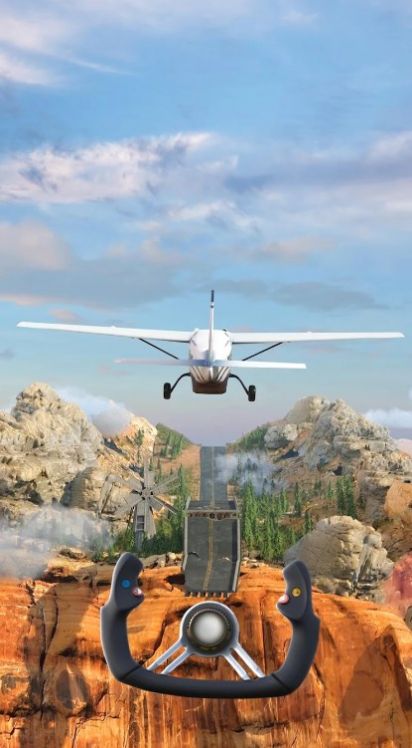疯狂飞机着陆模拟器游戏