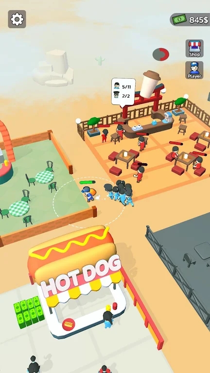 美食广场竞争游戏(3)